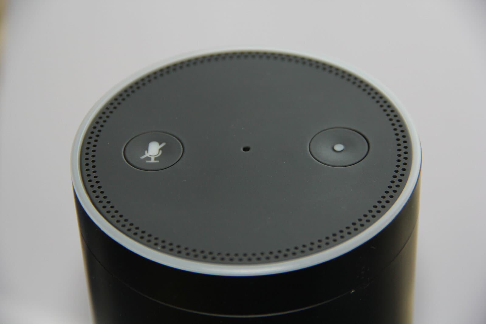 Amazon Echo smart speaker — representing the voice assistant category powering voice-based AI chatbot interactions