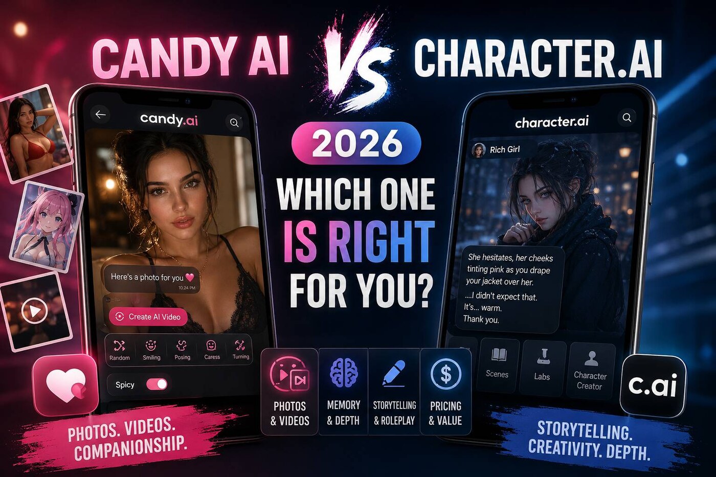 Candy AI vs Character.AI (2026): Which One Is Right for You?
