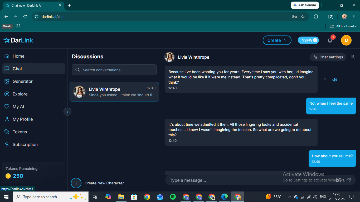 Our conversation with Livia Winthrope on DarLink AI