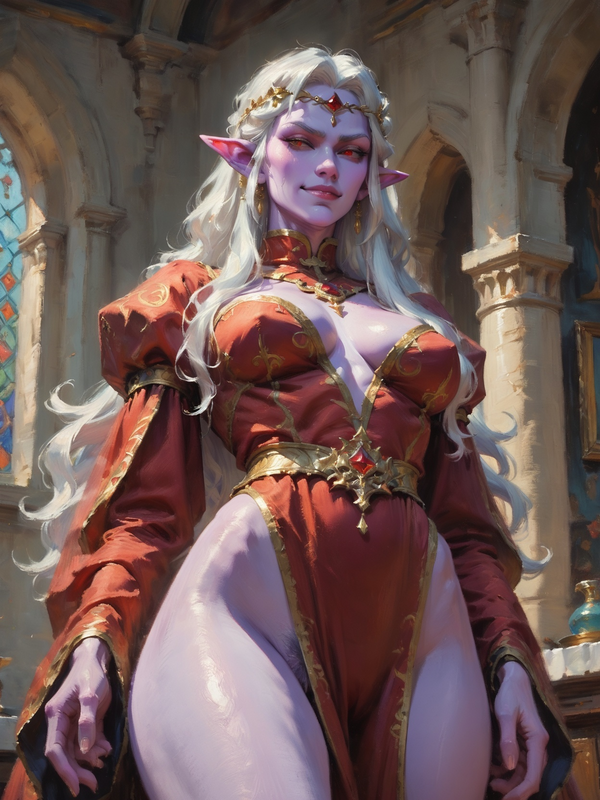 Anime AI girl — fantasy elf character